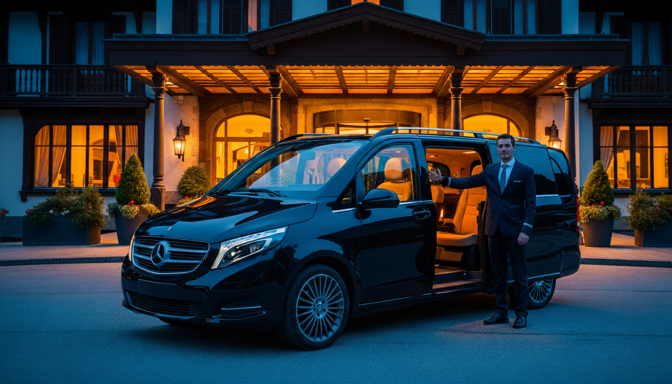 Luxury chauffeur service for travel agencies