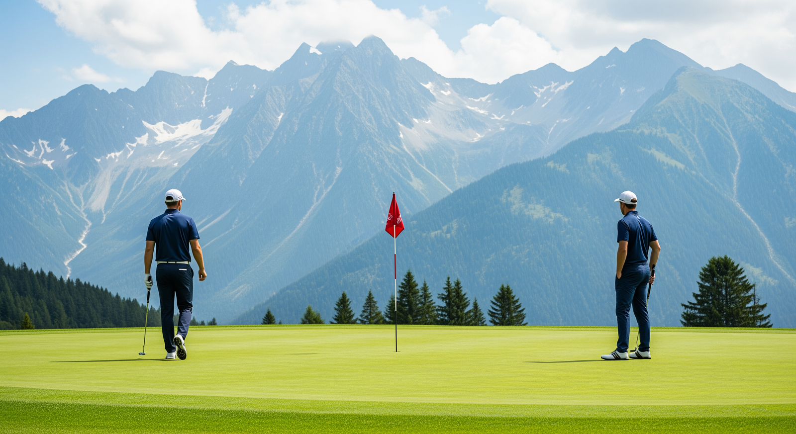 Omega European Masters golf tournament in Crans-Montana